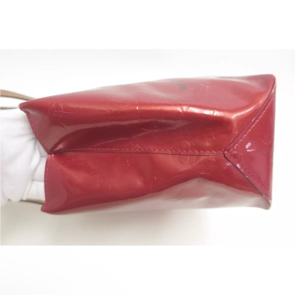 LOUIS VUITTON Reade PM Red Vernis Mini Bag Handbag - Picture 7 of 16